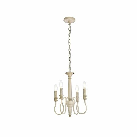 CLING 14 in. Flynx 4 Lights Pendant in Weathered Dove CL2954410
